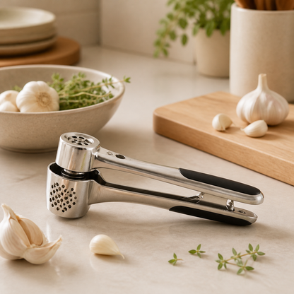 Stainless Steel Garlic Press main product photo