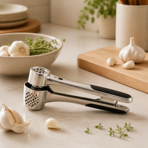 Stainless Steel Garlic Press main product photo