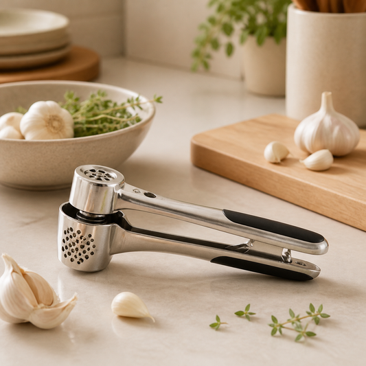Stainless Steel Garlic Press main product photo
