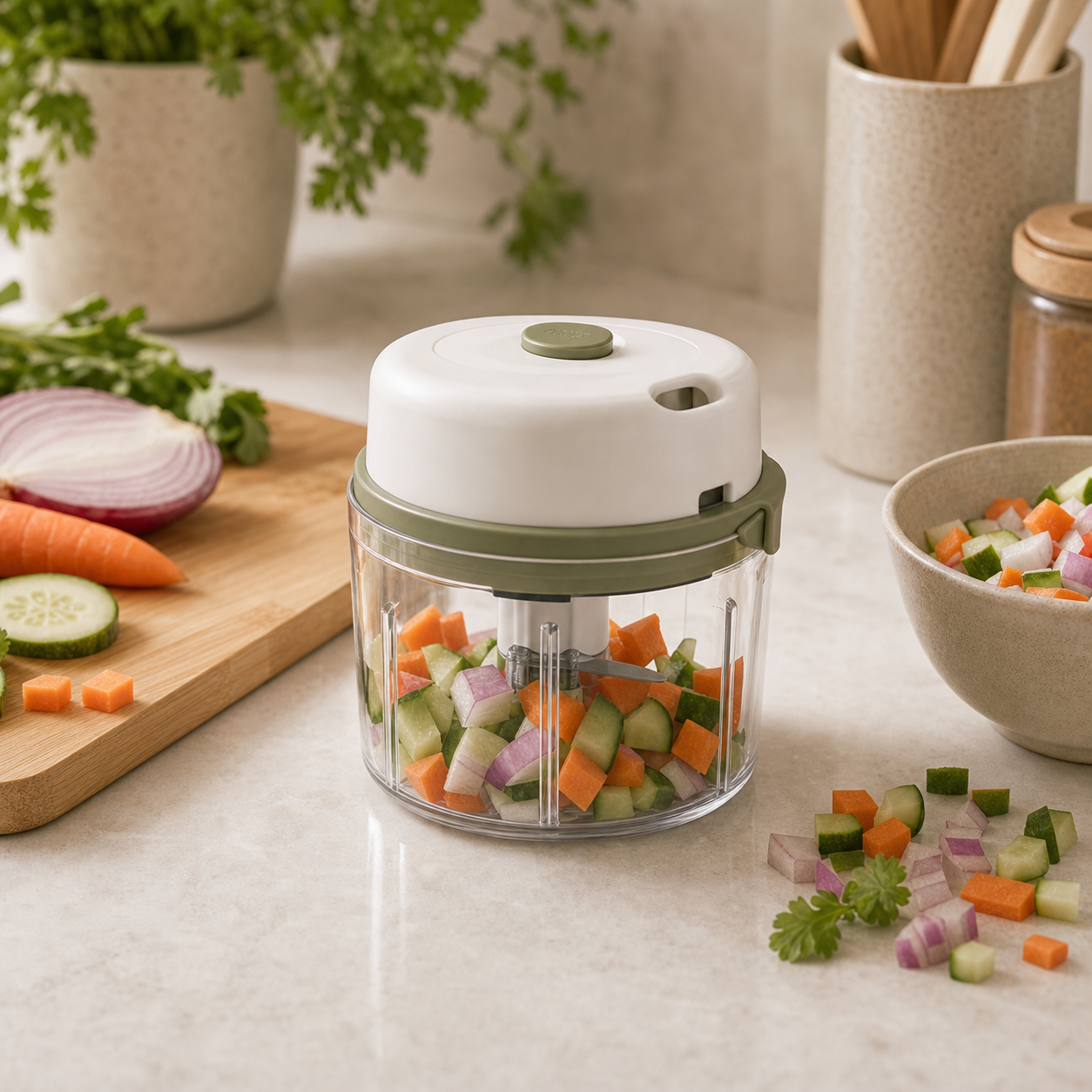 Compact Vegetable Chopper main product photo